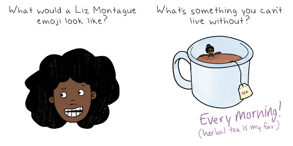 An illustrated interview