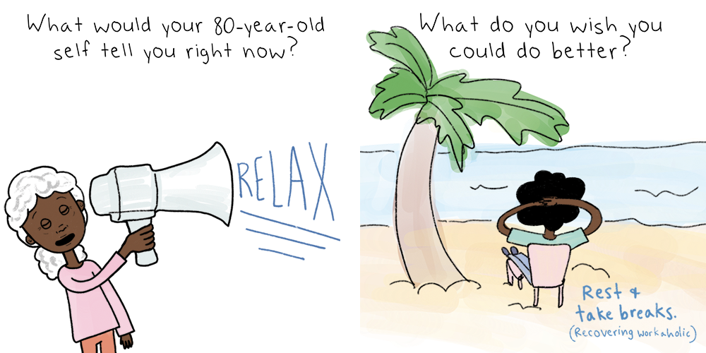 An illustrated interview