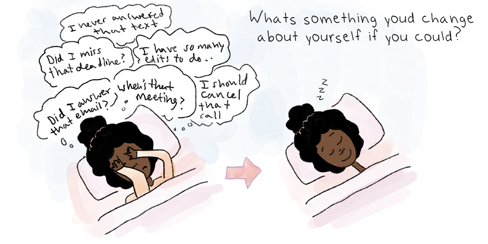 An illustrated interview